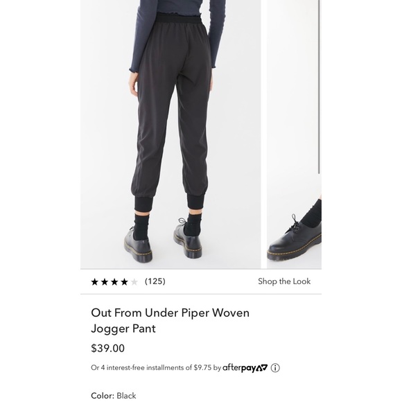 -SOLD- UO Out From Under Woven Jogger - Picture 2 of 8